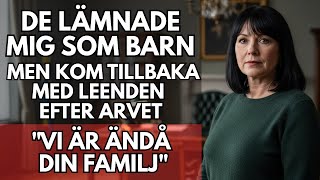 Min rika faster lämnade allt till mig – då dök mina föräldrar upp efter 17 år...