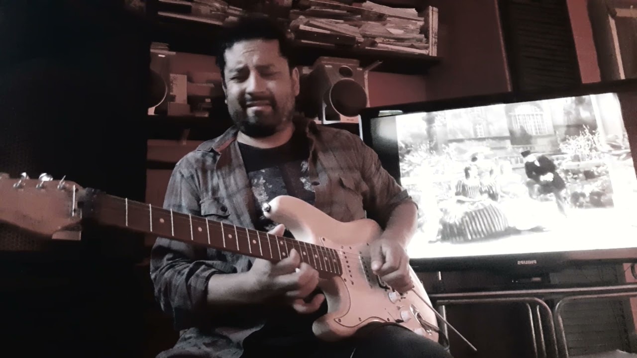 I WISH IT WOULD RAIN DOWN Guitar Lesson intro solo (with taba