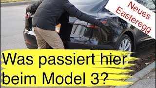 Tesla Model 3: Witziges "Osterei" entdeckt + 7.000 Autos pro Woche Hyperloop für den Hamburger Hafen