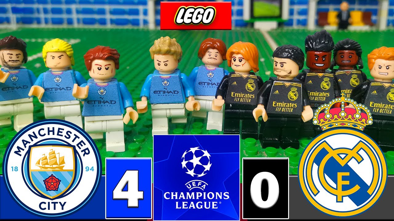 Lego Animation: Manchester City Dominates PSG in Champions League