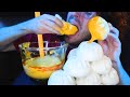 SPICY CHEESE SAUCE STEAMED PORK BUNS BAO PARTY * ASMR NO TALKING * | NOMNOMSAMMIEBOY