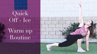 Quick Off-Ice Warm Up for Figure Skaters
