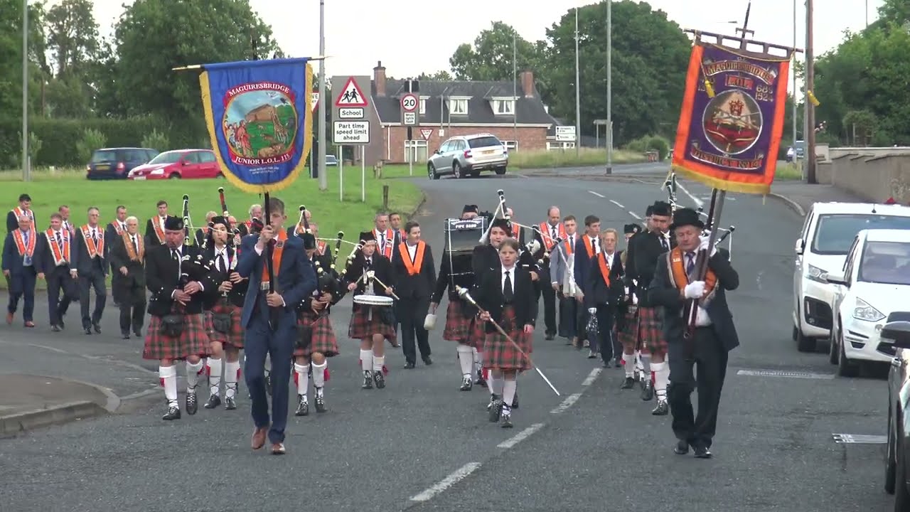 Maguiresbridge Pipe Band @ Maguiresbridge Orange Service 2023 (4)