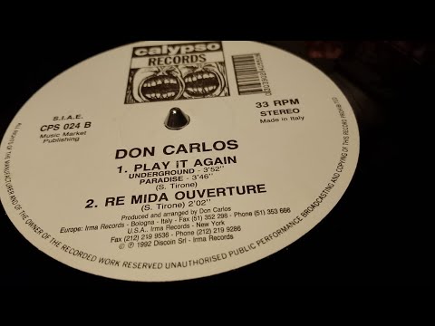 Don Carlos  -  Play It Again (Paradise Version) 1992