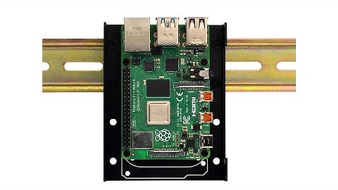 DIN Rail Mount Bracket for Raspberry Pi A+ B+ 2B 3B 3B+ 4B Zero Arduino Uno Mega Mkr BeagleBone