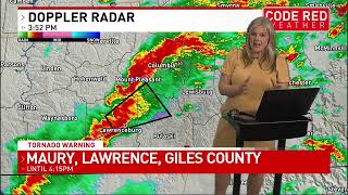 WZTV FOX 17 Severe Weather Coverage February 16, 2023