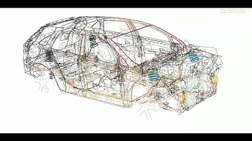 Venza car crash simulation using Abaqus Explicit SIMULIA Benchmark
