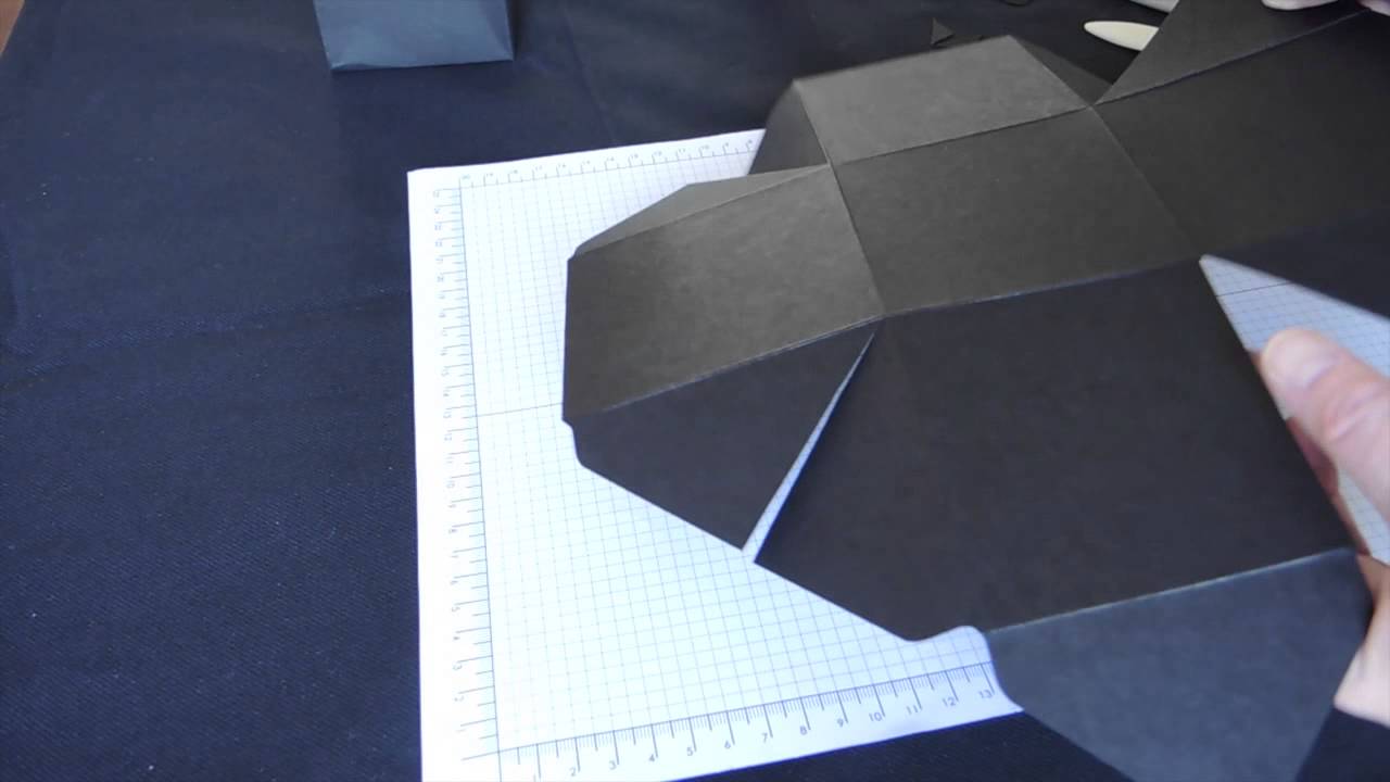 Gift Box using the Stampin' Up! Envelope Punch Board - YouTube