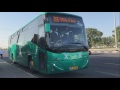 Mercedes Benz Oc500 Barak 21 of Egged Bus Cooperative and Irizar I6 of Mega Bus in Rishon LeZion