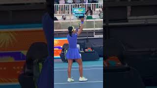 Alex Eala's winning moment against Magda Linette