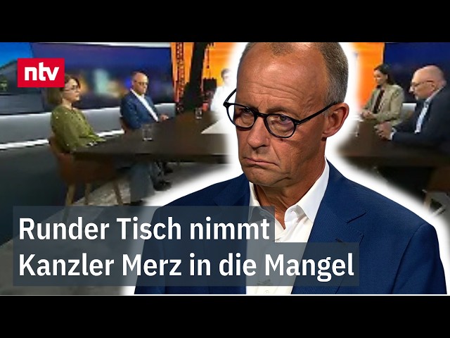 "Warum brechen Sie Ihren Amtseid?" Kanzler Merz stellt sich bei "Amt Tisch mit" harter Kritik | ntv