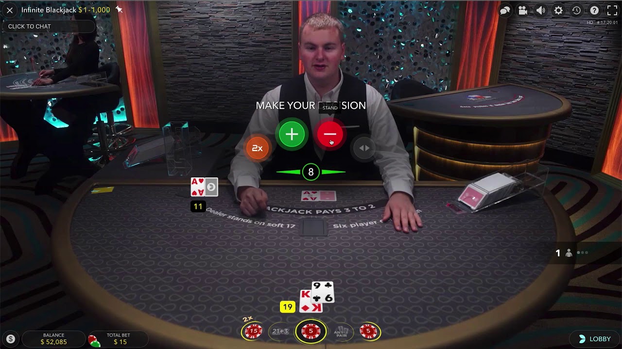 Live Infinite Blackjack