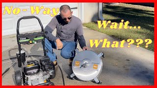 A 16 inch Stainless Steel Surface Cleaner for LOW POWERED Pressure Washers? No Flippin&#39; Way