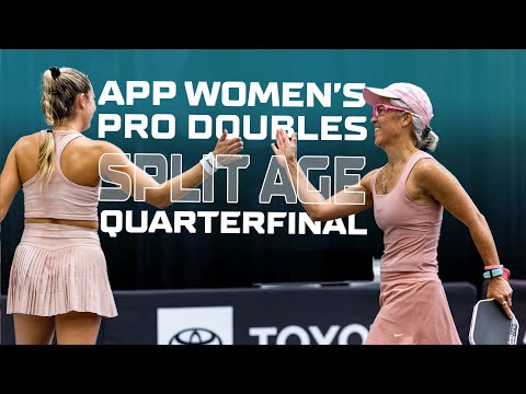 55 Year Old Play With 20 Year Old in Split Age Quarterfinal - Lee & Sewing vs. Moorman & Bohnert