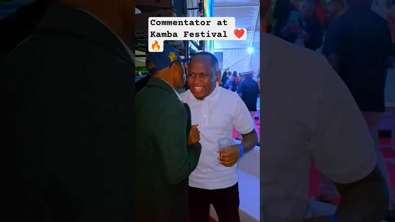 Commentator at Kamba Festival ❤️🔥 