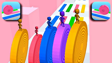 Layers roll | All Levels Gameplay iOS, Workthrough Gameplay | Android Game zone #1