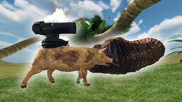 PIGS VS T-REX - Beast Battle Simulator