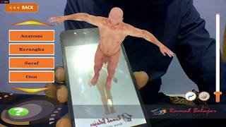 Augmented Reality Anatomi Manusia untuk os windows / Human Anatomy AR screenshot 5