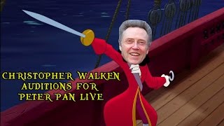 Christopher Walken Auditions for Peter Pan Live!