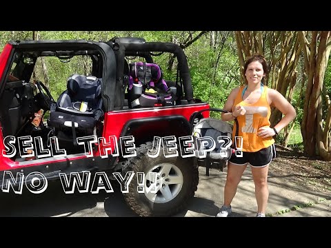 Installing a child seat in a Jeep Wrangler