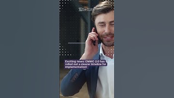 CMMC 2.0: A Clearer Path to Certification!