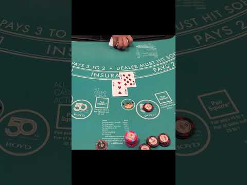 SURPRISE WIN ON A BIG BLACKJACK DOUBLE DOWN HAND!!  #allcasinoaction #casino #blackjack
