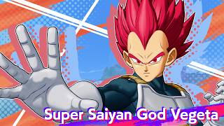 Dragon Ball Gekishin Squadra Super Saiyan God Vegeta Character Spotlight