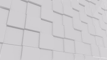 White Cubes Stock Motion Graphics