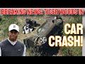 Tiger Woods Car Crash Outside Los Angeles with Crash Site Video