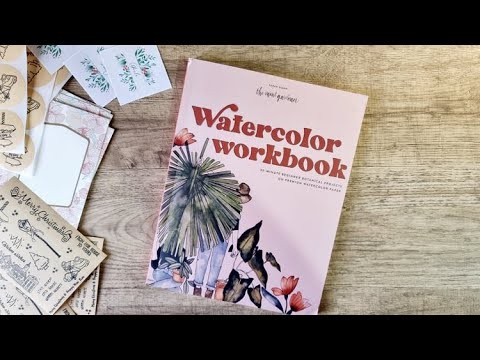 Watercolor Workbook by Sarah Simon (Flipthrough) - YouTube