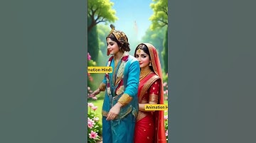#krishna #radha #love #song #bhakti #shorts #video #AI #animation