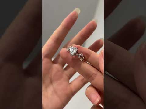 Rodiffy Moissanite 2 0 Ct Vintage Vine Design Engagement Ring Diamond Moissaniteengagementring 