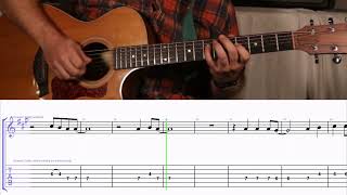 How To Play The Melody To Take Me Home Country Roads On Guitar With Tab
