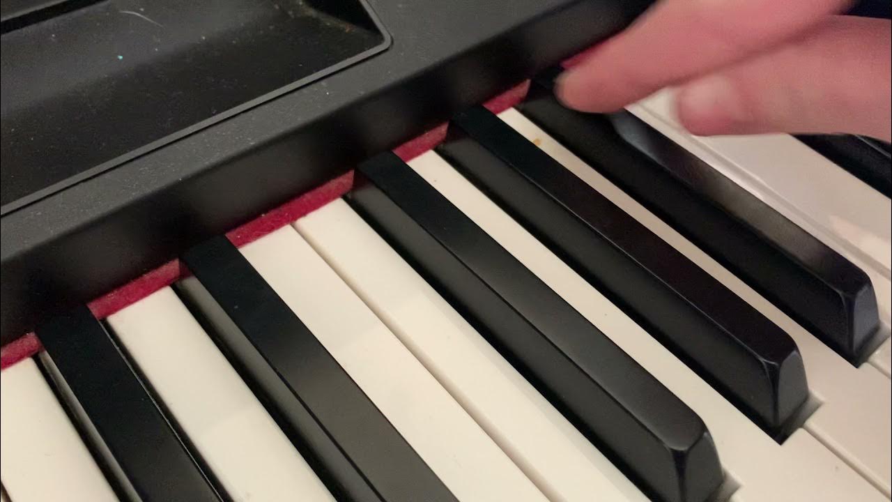 Drag clicking piano keys YouTube