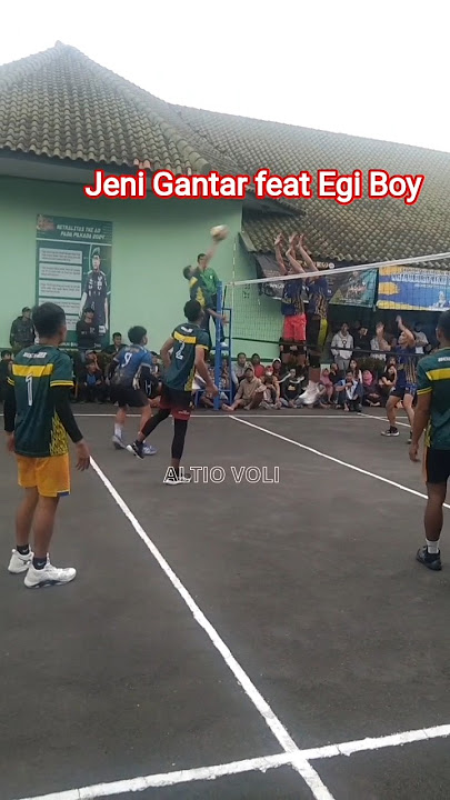 egi Boy  feat Jeni Gantar di turnamen VOLI DENPOM GARUT#smeshvoli #volleyball #fyp #shortvideo
