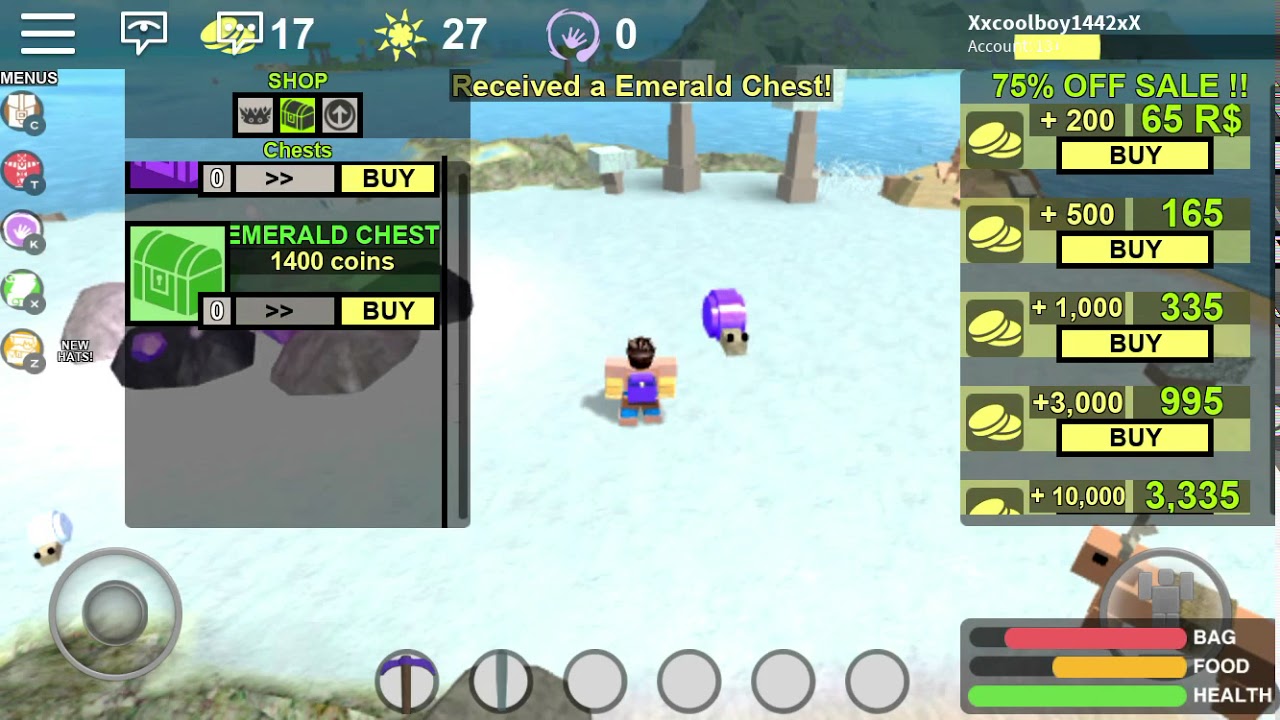 Booga Booga Emerald Mag Cry Treasure Chest Youtube - new treasure chest booga booga roblox youtube