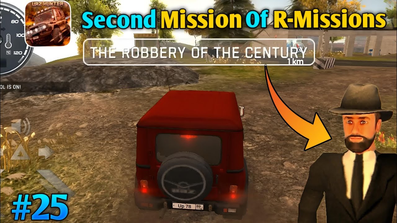🥈 Second Mission Of R-Missions|| The Robbery Of The Century || In The Russian Car Driver UAZ Hunter