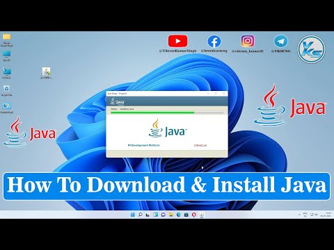 ✅ How To Download And Install Java On Windows 11/10/8/7 | Windows 11/10/8 Me Java Kaise Install Kare