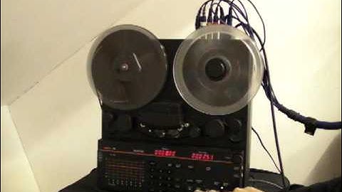 Fostex R8 Reel To Reel 8 track Recorder ( A Quick Test)