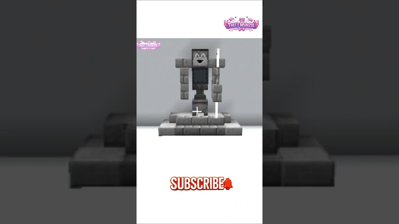 "Simple Statue for Minecraft Base!"✨