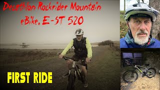 Decathlon Rockrider Mountain eBike E-ST 520 : First Ride - YouTube