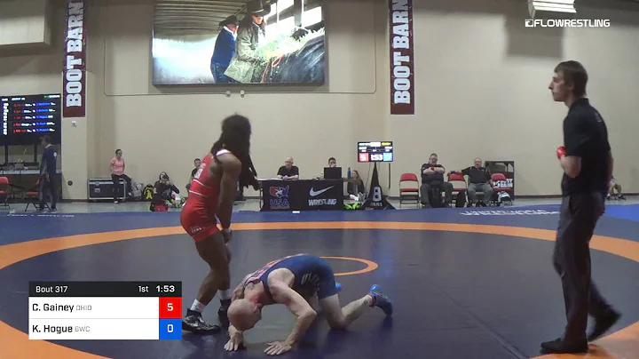 58 Kg Round 1 Carson Gainey Ohio Core Vs Kelly Hog...