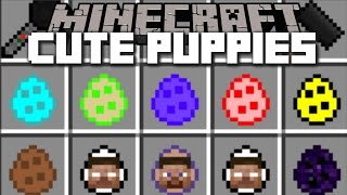 Minecraft PUPPY MOD / FIND YOUR PERFECT PUPPY AND KEEP THEM!! Minecraft screenshot 3