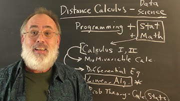 Distance Calculus - Preparing for Data Science