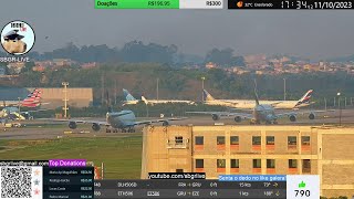 SBGR LIVE 4K - Aeroporto Internacional de São Paulo/Guarulhos AO VIVO - GRU Airport