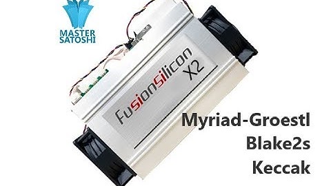 FusionSilicon X2 майнинг Verge XVG и алгоритмы Myriad-Groestl / Blake2s / Keccak