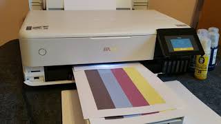 ET 8550 Sublimation Printing Setup