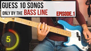 Video thumbnail of "GUESS 10 songs from the BASS LINE - Ep.1 [LEVEL EASY]"