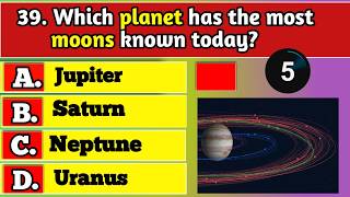 Which planet has the most moons known today?| guess the moon known today & Ultimate Challenge Today!