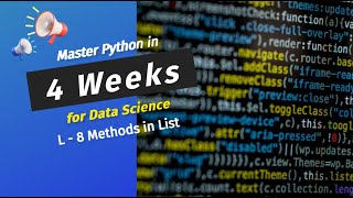 Master Python List Methods in Minutes! 🔥 | Ultimate Guide for Beginners 🚀 Master Python Lists The Ultimate Beginner S Guide